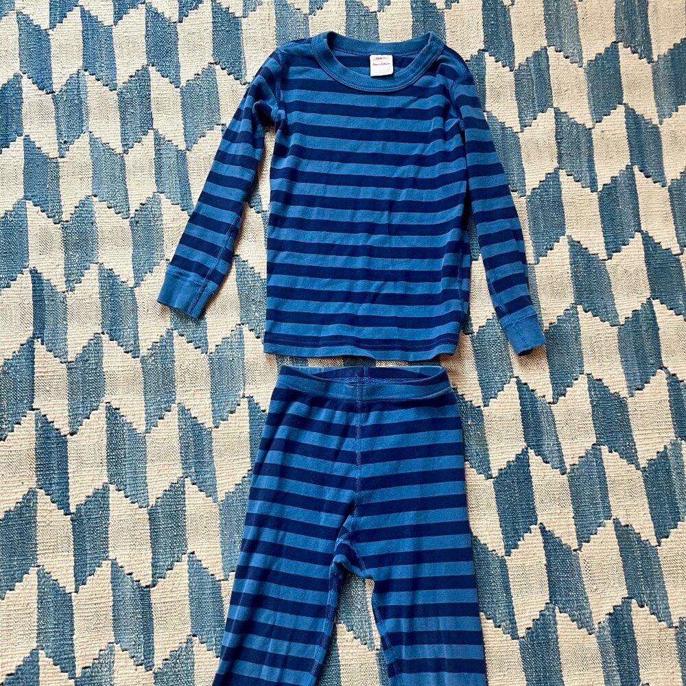 Hanna Anderson striped pajamas size 5 kids